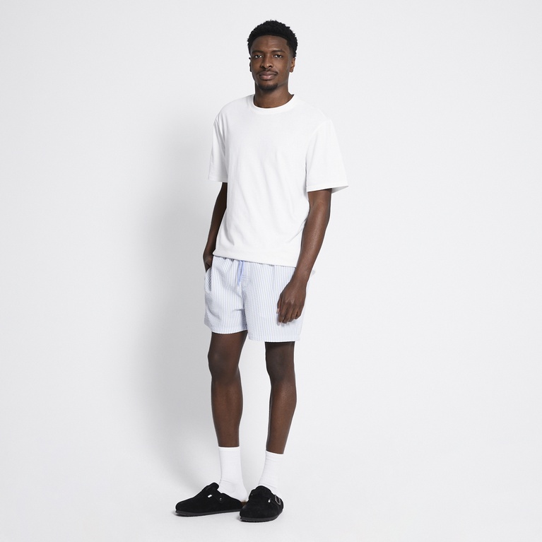 Swim shorts "Loa Seersucker" Light blue
